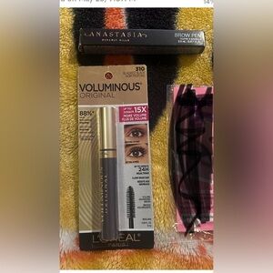 BNIP Anastasia Brow Pen & voluminous BLAckest black mascara. NEW.